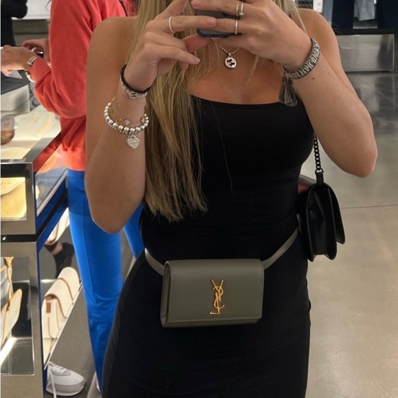 YSL Yves Saint Laurent Belt Bag in Olive Green - Picture 9 of 9